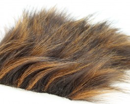 Craft Fur Medium, Brown Raccoon, 100x140 mm